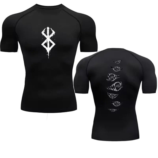 BERSERK COMPRESSION SHIRT - Gym Fused