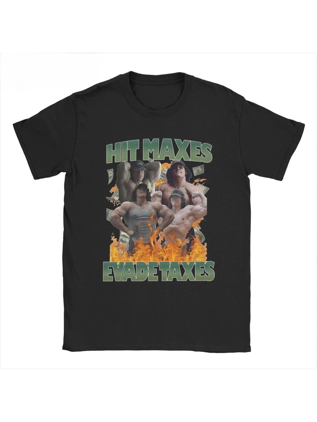 Hit Maxes Evade Taxes Tee - Gym Fused